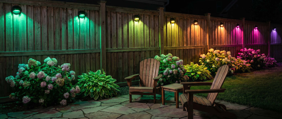 Gardenreet RGBCW Aluminum Deck Light - Lamp Ready 12V Smart Low Voltage LED 2700K-6500K with App & Remote Control (9304) - Application Desktop 4